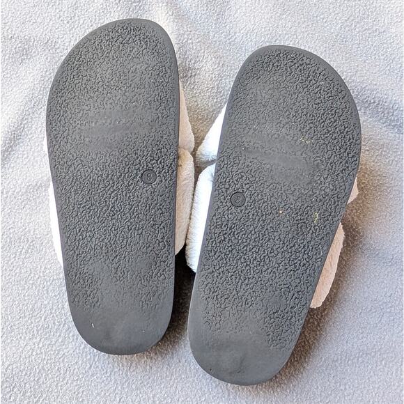 Maeve Anthropologie Terry Slide Towel Faux Fur Sandals, size 8 - Picture 3 of 4